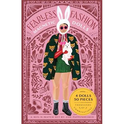 Chronicle Books Fearless Fashion Magnetic Dolls: Mix-And-Match Set Chronicle Books Fearless Fashion Magnetic Dolls: Mix-And-Match Set