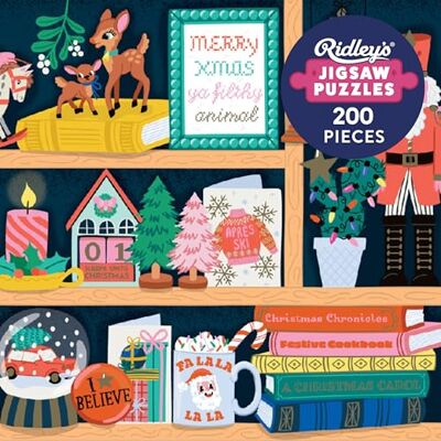 Ridley's Ridley’s Festive Curiosities (200 Pieces) Jigsaw Puzzle Ages 8+ 1+ Players Ridley's Ridley’s Festive Curiosities (200 Pieces) Jigsaw Puzzle Ages 8+ 1+ Players