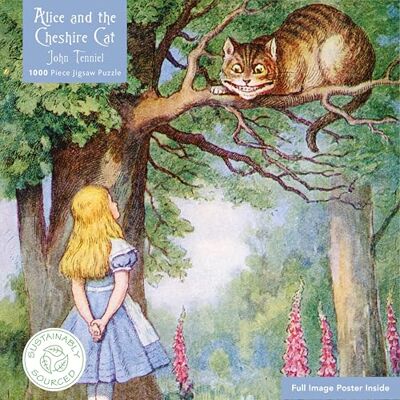 Flame Tree Gift Alice and the Cheshire Cat: 1000 Piece Jigsaw Flame Tree Gift Alice and the Cheshire Cat: 1000 Piece Jigsaw