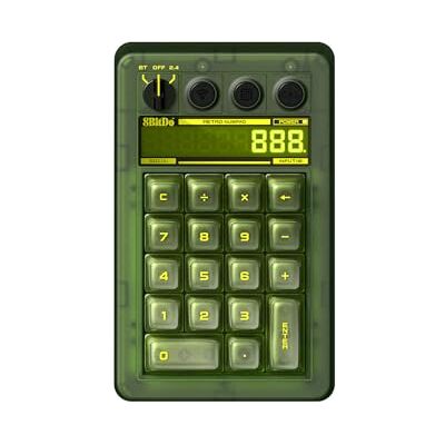 8BitDo Retro 18 Mechanical Numpad, Supports Calculator Mode, Bluetooth/2.4G/USB-C Numpad for Windows and Android Xbox Edition 8BitDo Retro 18 Mechanical Numpad, Supports Calculator Mode, Bluetooth/2.4G/USB-C Numpad for Windows and Android Xbox Edition