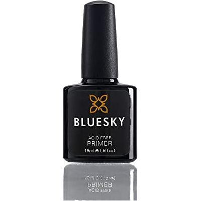 BLUESKY Nail Primer and Dehydrator for Gel Nails 15ml Large Acid Free Nail Prep Bonder Strong Gel Polish Adhesion Prevents Lifting & Peeling Professional Salon Size BLUESKY Nail Primer and Dehydrator for Gel Nails 15ml Large Acid Free Nail Prep Bonder Strong Gel Polish Adhesion Prevents Lifting & Peeling Professional Salon Size