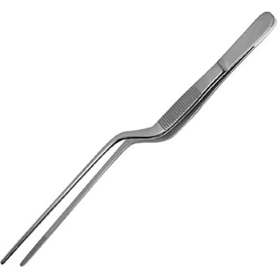 Japanese Knife Company Japanese Tweezer DB Cranked Matt 200mm, Silver Japanese Knife Company Japanese Tweezer DB Cranked Matt 200mm, Silver