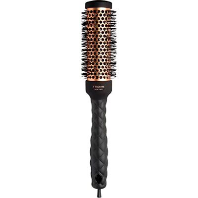 Fromm Heat Duo Copper x Ceramic 1.25" Round Brush for Expert Blowouts and Faster Hair Drying, Roller Hairbrush for Anti-static Styling, Smoothing, Straightening and Shine Fromm Heat Duo Copper x Ceramic 1.25" Round Brush for Expert Blowouts and Faster Hair Drying, Roller Hairbrush for Anti-static Styling, Smoothing, Straightening and Shine