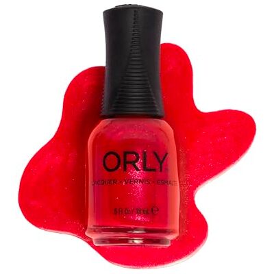 Orly Red Sparkle Nail Lacquer High-Shine Nail Varnish Professional Formula Smooth, Even Coverage Easy to Apply & Vegan (Oh La La) Orly Red Sparkle Nail Lacquer High-Shine Nail Varnish Professional Formula Smooth, Even Coverage Easy to Apply & Vegan (Oh La La)