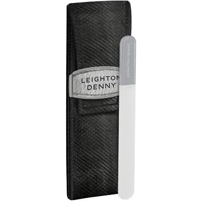 LEIGHTON DENNY Mini Travel Crystal Nail File (90mm) with Case LEIGHTON DENNY Mini Travel Crystal Nail File (90mm) with Case