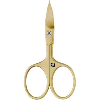 Zwilling Combi Nail Scissors (scissors for nails and cuticles, curved cutting edge and fine tip for precise cutting), Premium, Gold, 90 mm Zwilling Combi Nail Scissors (scissors for nails and cuticles, curved cutting edge and fine tip for precise cutting), Premium, Gold, 90 mm
