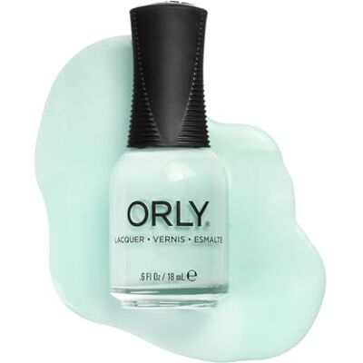 Orly Pastel Blue-Green Nail Polish Crème Finish Smooth, Even Coverage Precision Gripper Cap Vegan & Cruelty-Free (Butterfly Pea) Orly Pastel Blue-Green Nail Polish Crème Finish Smooth, Even Coverage Precision Gripper Cap Vegan & Cruelty-Free (Butterfly Pea)