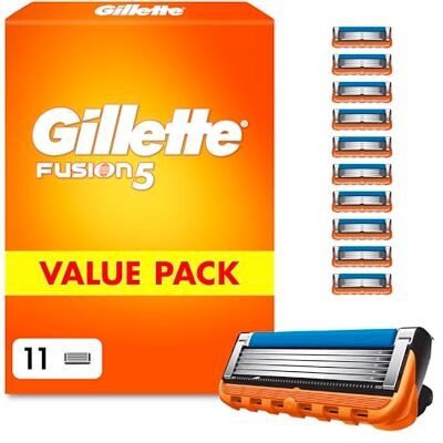 Gillette Fusion5 Razor Blade Refills for Men, 11 Count Gillette Fusion5 Razor Blade Refills for Men, 11 Count