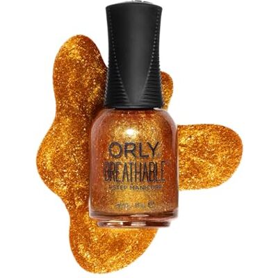 Orly Bronze Gold Sparkle Nail Polish Breathable Formula Shimmer Finish Smooth, Even Coverage Precision Gripper Cap Vegan & Cruelty-Free (Bronze in a Lifetime) Orly Bronze Gold Sparkle Nail Polish Breathable Formula Shimmer Finish Smooth, Even Coverage Precision Gripper Cap Vegan & Cruelty-Free (Bronze in a Lifetime)