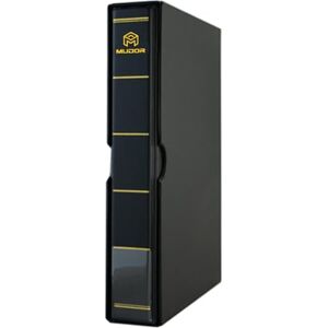 MUDOR Empty Stamp Albums Stockbook for Professional Collectors, Classic Binder with Slipcase (Black) MUDOR Empty Stamp Albums Stockbook for Professional Collectors, Classic Binder with Slipcase (Black)