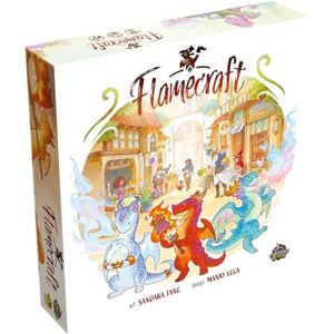 Lucky Duck Games Flamecraft Board Game English Version Strategy Game Dragon Fantasy Game Family Fun for Kids and Adults Ages 10+ 1-5 Players 60 Minutes Lucky Duck Games Flamecraft Board Game English Version Strategy Game Dragon Fantasy Game Family Fun for Kids and Adults Ages 10+ 1-5 Players 60 Minutes