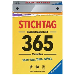 Ravensburger Deadline – 27047 – Your Day, Your Game – The Exciting Trick Game with 365 Variants from for 3 to 5 Players from 10 Years – Includes Quick Start Guide (English language not guaranteed) Ravensburger Deadline – 27047 – Your Day, Your Game – The Exciting Trick Game with 365 Variants from for 3 to 5 Players from 10 Years – Includes Quick Start Guide (English language not guaranteed)