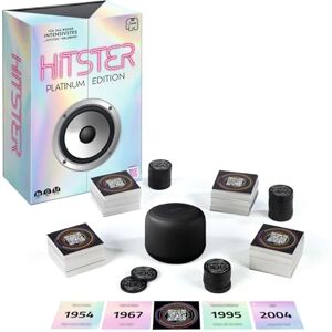 Hitster Platinum Edition Music Party Game with 500 Songs of Pop, Rock, Hip-Hop, Dance & More Includes Speaker Hitster Platinum Edition Music Party Game with 500 Songs of Pop, Rock, Hip-Hop, Dance & More Includes Speaker
