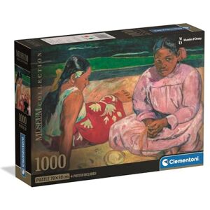 Clementoni Jigsaw Puzzle 1000 pieces Museum Collection Femmes de Tahiti, Puzzle for Adults 14-99 Years, Compact box, Made in Italy, 39975 Clementoni Jigsaw Puzzle 1000 pieces Museum Collection Femmes de Tahiti, Puzzle for Adults 14-99 Years, Compact box, Made in Italy, 39975
