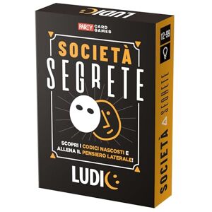 Ludic Secret Society Discover Hidden Codes and Train Lateral Thinking! 2-6 Players, 8+ Years, A Card Game for the Whole Family IT59933 Ludic Secret Society Discover Hidden Codes and Train Lateral Thinking! 2-6 Players, 8+ Years, A Card Game for the Whole Family IT59933