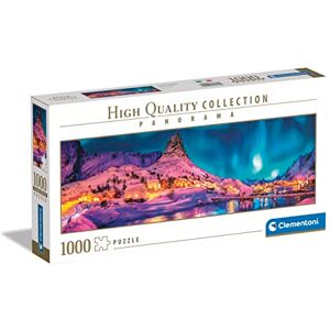 Clementoni 39747 collection Panorama Colorful Night Over Lofoten Islands Jigsaw Puzzle 1000 Pieces, Jigsaw Puzzle For Adults Made In Italy Clementoni 39747 collection Panorama Colorful Night Over Lofoten Islands Jigsaw Puzzle 1000 Pieces, Jigsaw Puzzle For Adults Made In Italy