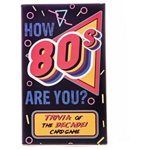 Boxer Gifts How 80's Are You? 1980s Trivia Cards Game Fun Eighties Decade Themed Quiz Cards Great Gift For Friends Boxer Gifts How 80's Are You? 1980s Trivia Cards Game Fun Eighties Decade Themed Quiz Cards Great Gift For Friends