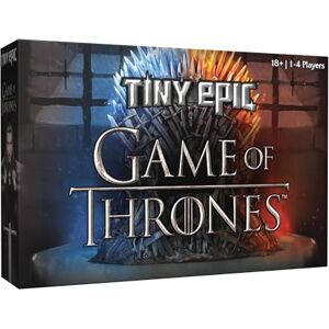 USAopoly Game of Thrones: Tiny Epic Card Game Ages 18+ 1-4 Players 60+ Minutes Playing Time USAopoly Game of Thrones: Tiny Epic Card Game Ages 18+ 1-4 Players 60+ Minutes Playing Time