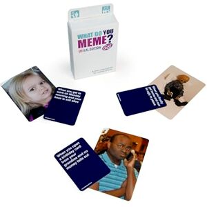 WHAT DO YOU MEME? On The Go! For Ages 13+, 3-8 Players, Travel Edition of the Game WHAT DO YOU MEME? On The Go! For Ages 13+, 3-8 Players, Travel Edition of the Game