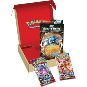 Pokémon TCG: Lucario ex Battle Deck & 2 Booster Bundle (Ready-to-Play 60-Card Deck) Pokémon TCG: Lucario ex Battle Deck & 2 Booster Bundle (Ready-to-Play 60-Card Deck)