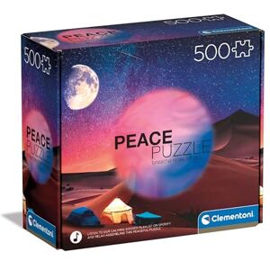 Clementoni Jigsaw Puzzle Peace Puzzle 500 Pieces Starry Night Dream Puzzle For Adults 14-99 Years, Gift For Men/Women, Landscape, Made In Italy, 35527 Clementoni Jigsaw Puzzle Peace Puzzle 500 Pieces Starry Night Dream Puzzle For Adults 14-99 Years, Gift For Men/Women, Landscape, Made In Italy, 35527