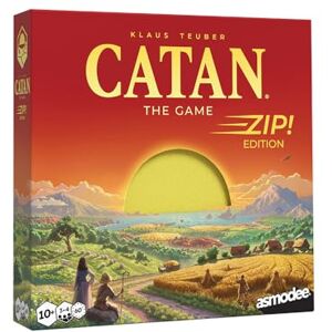CATAN Zip! Travel Strategy Game Ages 10+ 3-4 Players 1 Hour Playing Time CATAN Zip! Travel Strategy Game Ages 10+ 3-4 Players 1 Hour Playing Time