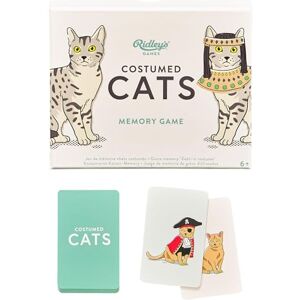 Ridley's Ridley’s Costumed Cats Memory Card Game Ages 6+ 2+ Players 20 Minutes Playing Time Ridley's Ridley’s Costumed Cats Memory Card Game Ages 6+ 2+ Players 20 Minutes Playing Time