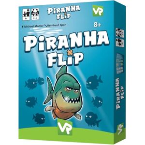 AMIGO Piranha Flip Card Game, for 2-5 Players, Ages 8+, 40 Double-Sided Cards, Outsmart the Piranhas, Red, Blue, Green AMIGO Piranha Flip Card Game, for 2-5 Players, Ages 8+, 40 Double-Sided Cards, Outsmart the Piranhas, Red, Blue, Green