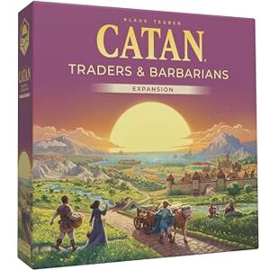 CATAN Traders & Barbarians Expansion 6th Edition Requires Base Game To Play Board Game Ages 12+ 3-4 Players 90 Minutes Playing Time CATAN Traders & Barbarians Expansion 6th Edition Requires Base Game To Play Board Game Ages 12+ 3-4 Players 90 Minutes Playing Time