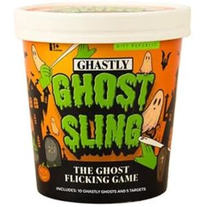 Gift Republic Ghastly Ghost Sling Spooky Finger Slingshot Game with 10 Stretchy Finger Catapults + 5 Targets in Toy Bucket Halloween Party Game for Family & Friends Kids, Teens & Adults Gift Republic Ghastly Ghost Sling Spooky Finger Slingshot Game with 10 Stretchy Finger Catapults + 5 Targets in Toy Bucket Halloween Party Game for Family & Friends Kids, Teens & Adults