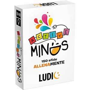 Ludic Demacia Active Minds 150 Training Challenges Party Games for the Whole Family, for Teens and Adults, Card Games, Fun and Intelligent Logic Challenges and Quizzes to Train the Mind Ludic Demacia Active Minds 150 Training Challenges Party Games for the Whole Family, for Teens and Adults, Card Games, Fun and Intelligent Logic Challenges and Quizzes to Train the Mind