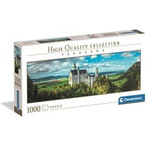 Clementoni Jigsaw Puzzle 1000 pieces Panorama Collection, The Neuschwanstein Castle, Puzzle for Adults 14-99 Years, Made in Italy, 39883 Clementoni Jigsaw Puzzle 1000 pieces Panorama Collection, The Neuschwanstein Castle, Puzzle for Adults 14-99 Years, Made in Italy, 39883