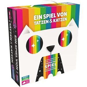 Asmodee Exploding Kittens TOGGO Toys A Game of Paws & Cats Party Game Skill Game 2 Players From 7+ Years 15 Minutes German Language Asmodee Exploding Kittens TOGGO Toys A Game of Paws & Cats Party Game Skill Game 2 Players From 7+ Years 15 Minutes German Language
