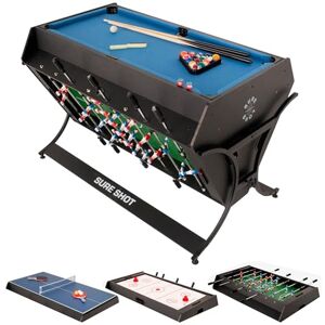 Sure Shot Rotating 4 in 1 Multi Games Table, 4 Foot Sure Shot Rotating 4 in 1 Multi Games Table, 4 Foot