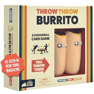 Exploding Kittens Presents Throw Throw Burrito A Dodgeball Card Game Family Card Games for Adults, Teens & Kids 2-6 Players Ages 7 and Up 120 Cards Exploding Kittens Presents Throw Throw Burrito A Dodgeball Card Game Family Card Games for Adults, Teens & Kids 2-6 Players Ages 7 and Up 120 Cards
