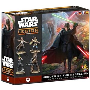 Asmodee Star Wars: Legion Heroes of the Rebellion Character Pack Board Game Ages 14+ 2 Players 90+ Minutes Playing Time Asmodee Star Wars: Legion Heroes of the Rebellion Character Pack Board Game Ages 14+ 2 Players 90+ Minutes Playing Time