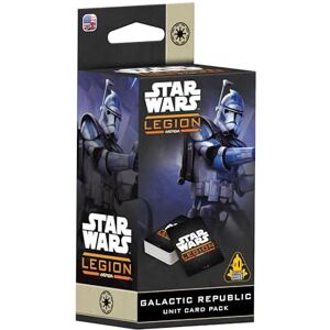 Asmodee Star Wars: Legion Galactic Republic Card Pack Board Game Ages 14+ 2 Players 90+ Minutes Playing Time Asmodee Star Wars: Legion Galactic Republic Card Pack Board Game Ages 14+ 2 Players 90+ Minutes Playing Time