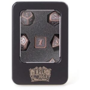 Rio Dragon Scale Copper Metal Dice Set of 7 16 mm (Metal Box) Rio Dragon Scale Copper Metal Dice Set of 7 16 mm (Metal Box)