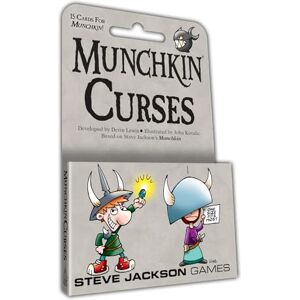 Jackson Munchkin Curses Tuckbox Fast-Paced Card Game Expansion for 3 to 6 Players Ages 10 and Up English Jackson Munchkin Curses Tuckbox Fast-Paced Card Game Expansion for 3 to 6 Players Ages 10 and Up English