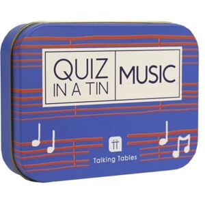 Talking Tables QUIZ IN A TIN Music Trivia Quiz Game for Adults 200 Trivia Questions–Pocket Size Fun Travel Card Games, Secret Santa Gift, Stocking Fillers Made PLASTIC FREE, Blue Talking Tables QUIZ IN A TIN Music Trivia Quiz Game for Adults 200 Trivia Questions–Pocket Size Fun Travel Card Games, Secret Santa Gift, Stocking Fillers Made PLASTIC FREE, Blue