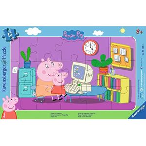 Ravensburger – 06123 – Peppa Pig in Front of The Computer 15-Piece Jigsaw Puzzle Ravensburger – 06123 – Peppa Pig in Front of The Computer 15-Piece Jigsaw Puzzle