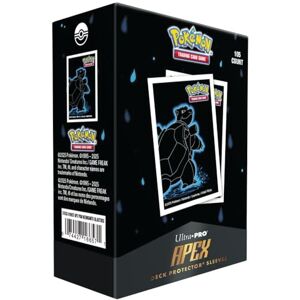 Ultra Pro Pokemon Neon Kanto Apex Deck Protector Sleeves Blastoise (105ct) Trading Card Game Accessory Ages 6+ Ultra Pro Pokemon Neon Kanto Apex Deck Protector Sleeves Blastoise (105ct) Trading Card Game Accessory Ages 6+