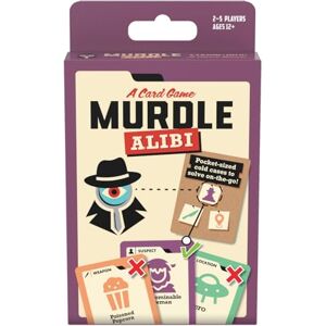Goliath Murdle Alibi Addictive Criminal-Catching Card Game Crack Three Cases To Win! Based on the Hit Book Series For 2-5 Players Ages 12+ Goliath Murdle Alibi Addictive Criminal-Catching Card Game Crack Three Cases To Win! Based on the Hit Book Series For 2-5 Players Ages 12+