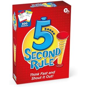 PlayMonster 5 Second Rule Quickfire Trivia Card Game for Family Fun Family Games Ages 8+ PlayMonster 5 Second Rule Quickfire Trivia Card Game for Family Fun Family Games Ages 8+