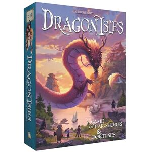 Gamewright DragonIsles Board Game Ages 10+ 2-5 Players 20-30 Minutes Playing Time Gamewright DragonIsles Board Game Ages 10+ 2-5 Players 20-30 Minutes Playing Time