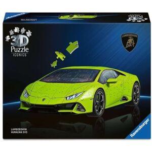 Ravensburger Iconics Lamborghini Huracan, 108 piece 3D Jigsaw Puzzle for Adults and Kids Age 8+ Years Up Ravensburger Iconics Lamborghini Huracan, 108 piece 3D Jigsaw Puzzle for Adults and Kids Age 8+ Years Up