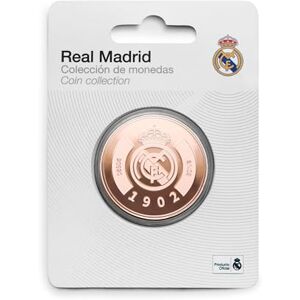 MOCIWORLD Real Madrid Special edition coin with the club's emblem and the year of its foundation 1902 Collector's items Copper Official product MOCIWORLD Real Madrid Special edition coin with the club's emblem and the year of its foundation 1902 Collector's items Copper Official product