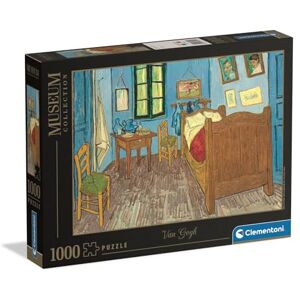 Clementoni Jigsaw Puzzle 1000 pieces, Collection, Museum Collection Bedroom in Arles, Puzzle for Adults 14-99 Years, Made in Italy, 37092 Clementoni Jigsaw Puzzle 1000 pieces, Collection, Museum Collection Bedroom in Arles, Puzzle for Adults 14-99 Years, Made in Italy, 37092