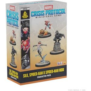 Asmodee Marvel: Crisis Protocol Silk, Spider-Ham & Spider-Noir Board Game Expansion Ages 14+ 2 Players 45+ Minutes Playing Time Asmodee Marvel: Crisis Protocol Silk, Spider-Ham & Spider-Noir Board Game Expansion Ages 14+ 2 Players 45+ Minutes Playing Time