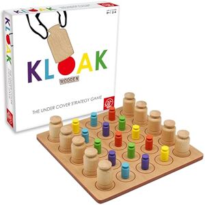 ROO GAMES KLOAK All Wooden Strategy Board Games for Adults & Kids, 2-4 Players, Family Games, Popular Games for Ages 8+, Stimulates Critical Thinking, Durable Hardwood Components ROO GAMES KLOAK All Wooden Strategy Board Games for Adults & Kids, 2-4 Players, Family Games, Popular Games for Ages 8+, Stimulates Critical Thinking, Durable Hardwood Components